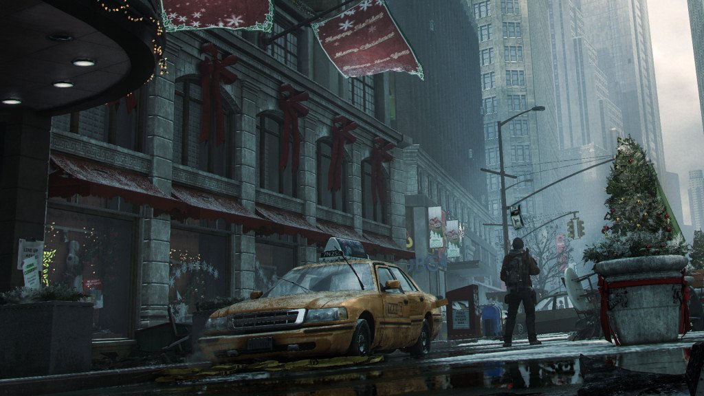 Tom Clancy's The Division City background wallpaper