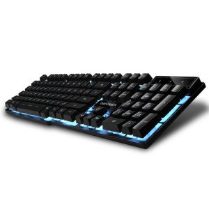 Blue LED keyboard