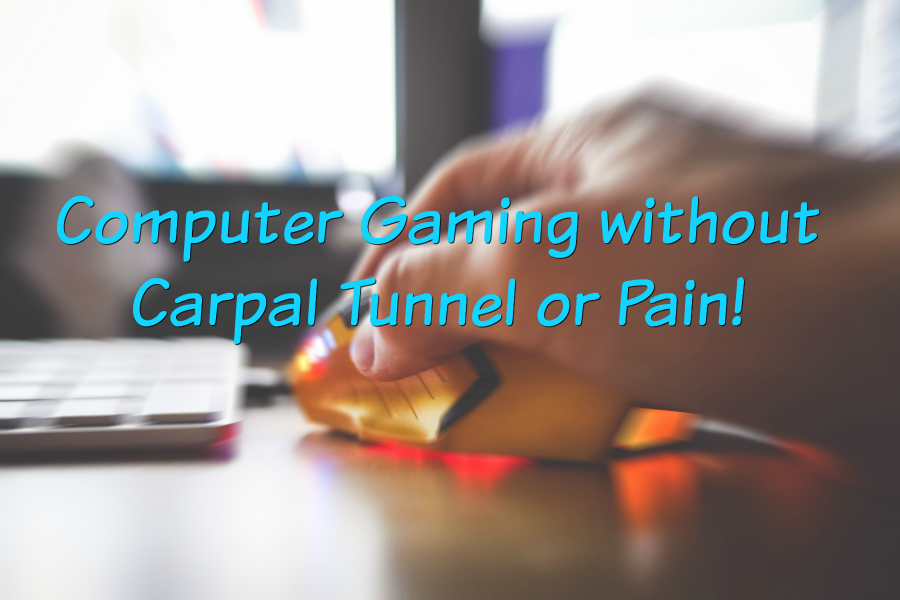 computer gaming carpal tunnel pain